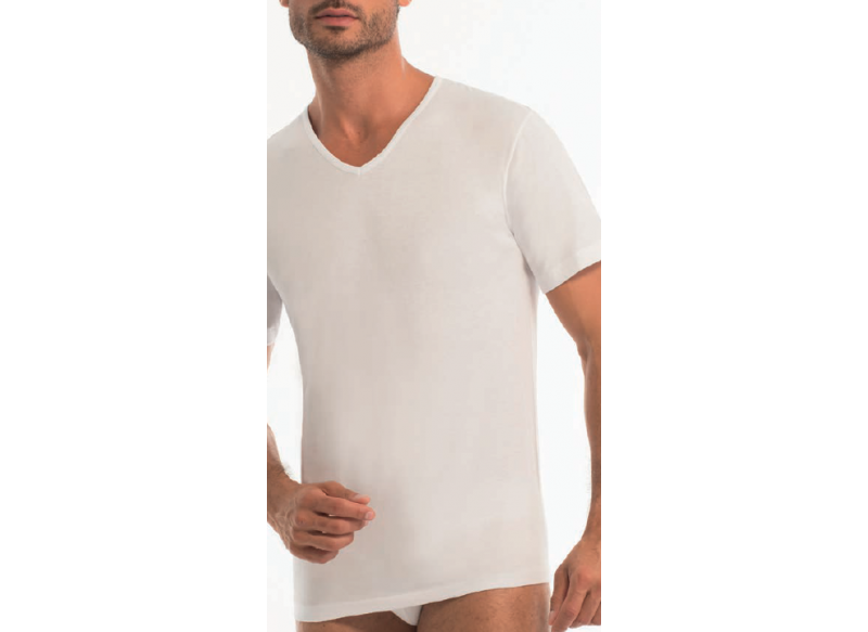 GARDA CONTINUATIVO 0026 MAGLIA MEZZA MANICA SCOLLO A V
