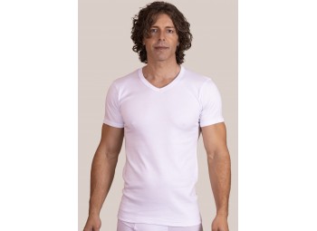 IRGE CONTINUATIVO INT2 MAGLIA MEZZA MANICA SCOLLO A V INTERLOCK