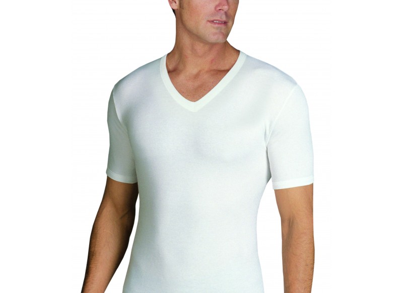 JOY-GIO'  249 MAGLIA MEZZA MANICA SCOLLO A V CALDO COTONE