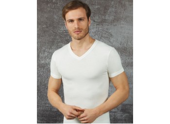 VENEGONI 380 MAGLIA MEZZA MANICA SCOLLO A V